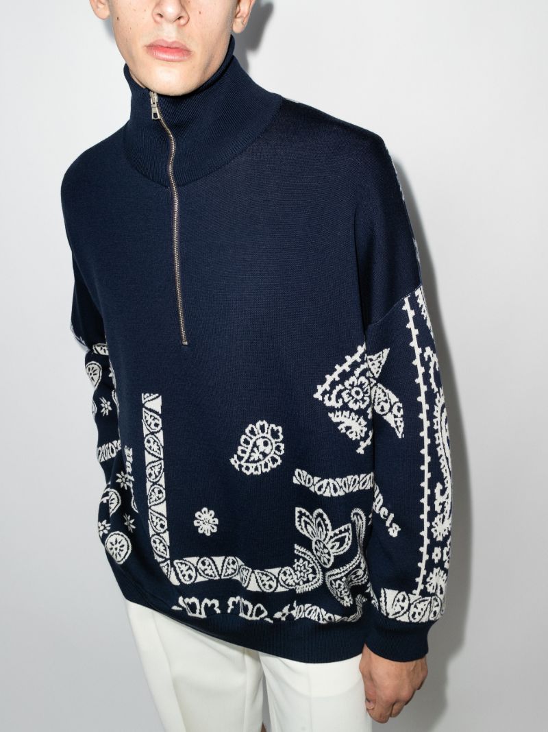 Bandana Pattern Sweater
