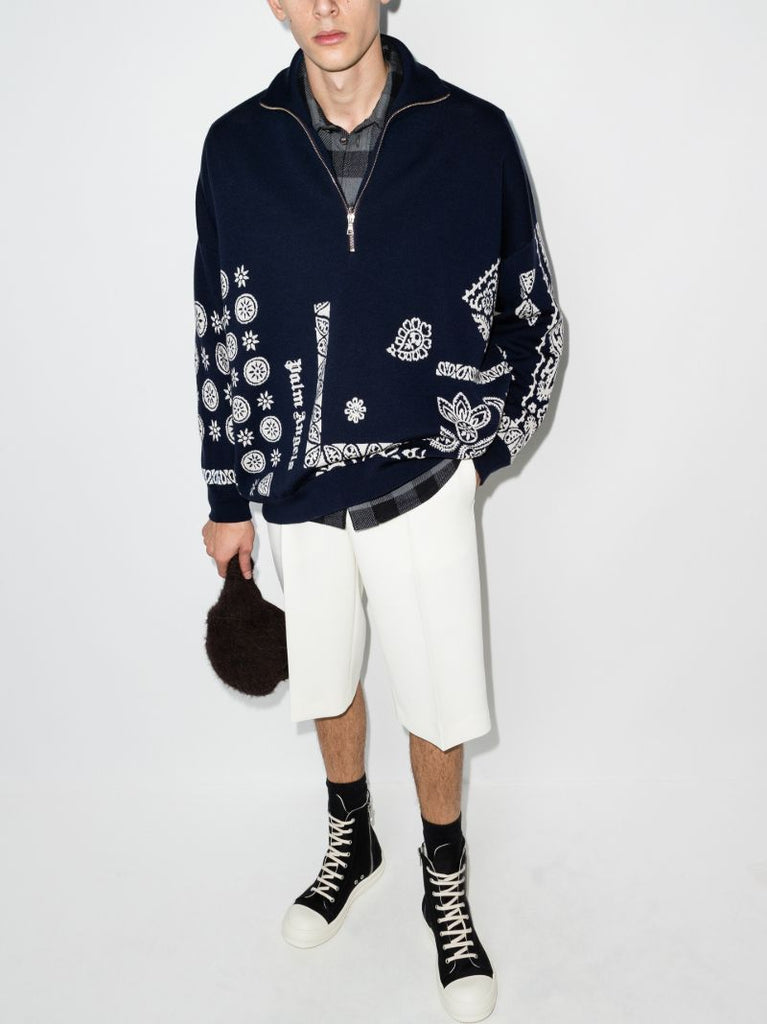 Bandana Pattern Sweater