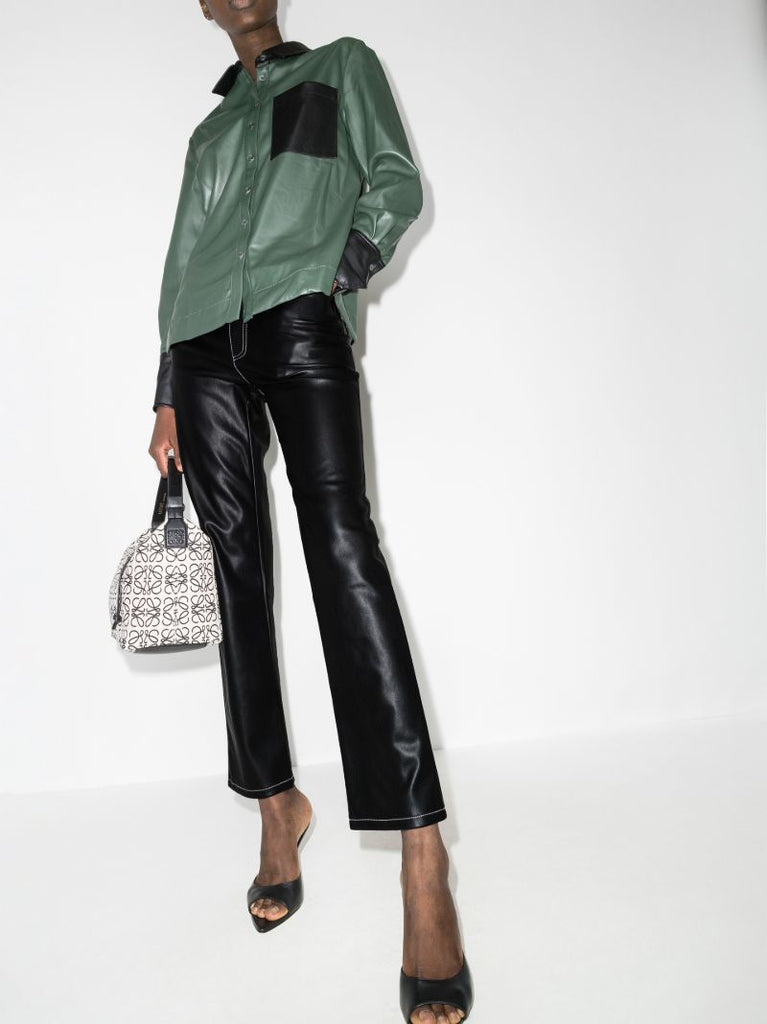 Elliot Vegan Leather Trousers