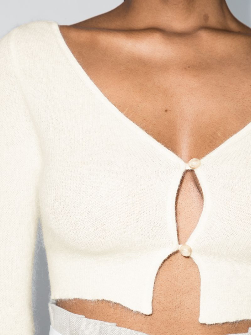 Le Cardigan Alzou Cropped Cardigan