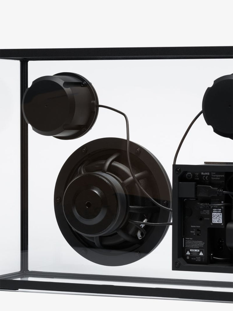 Black Large Transparent Speaker