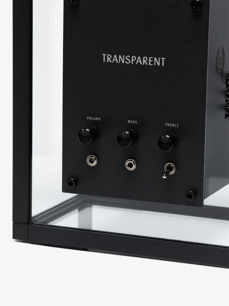 Black Large Transparent Speaker