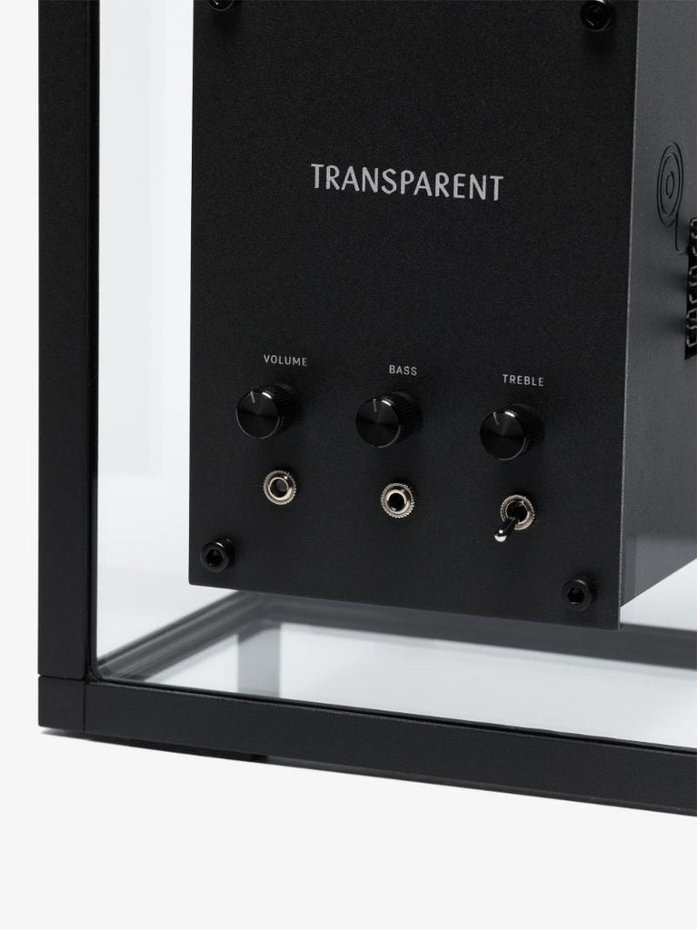Black Large Transparent Speaker