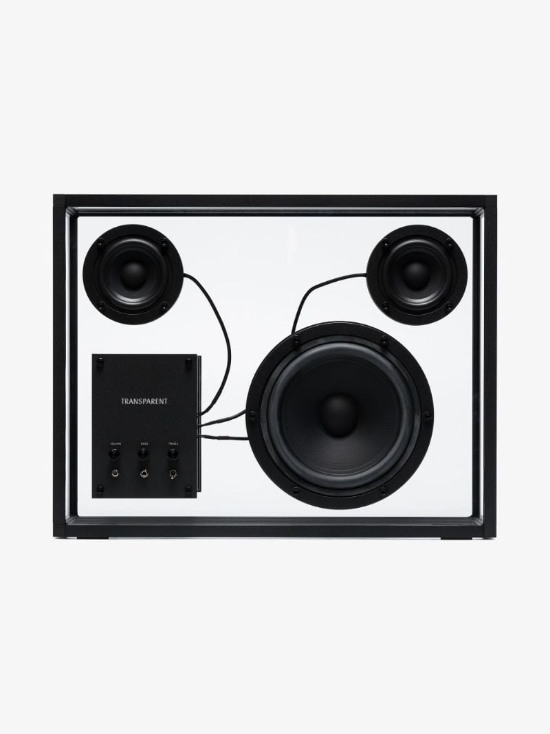 Black Large Transparent Speaker