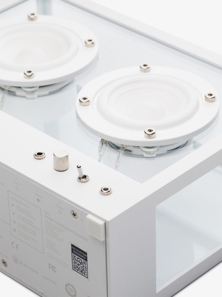 White Small Transparent Speaker