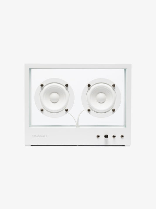 White Small Transparent Speaker
