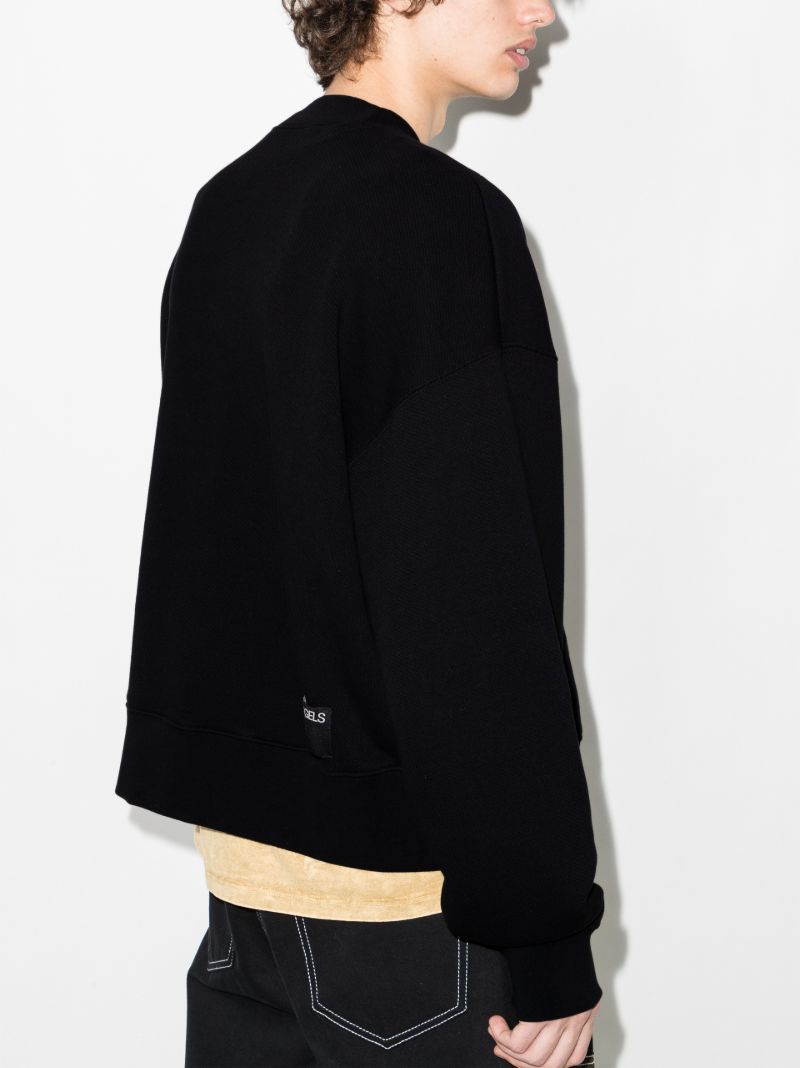 Galaxy Print Crew Neck Sweatshirt