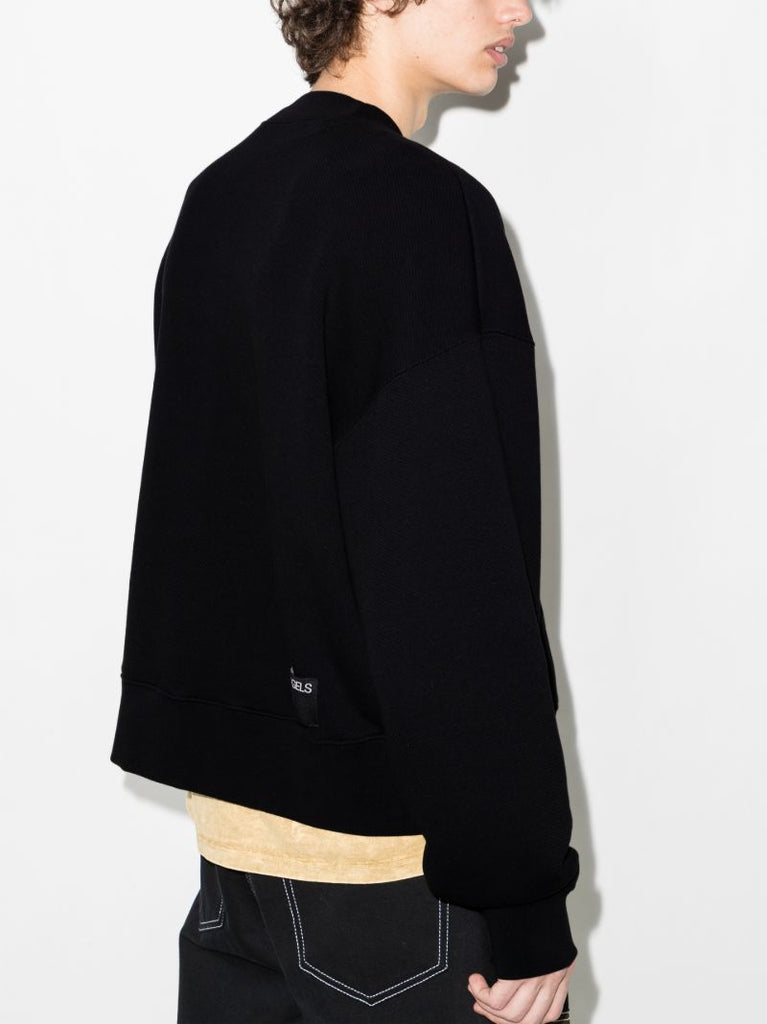 Galaxy Print Crew Neck Sweatshirt