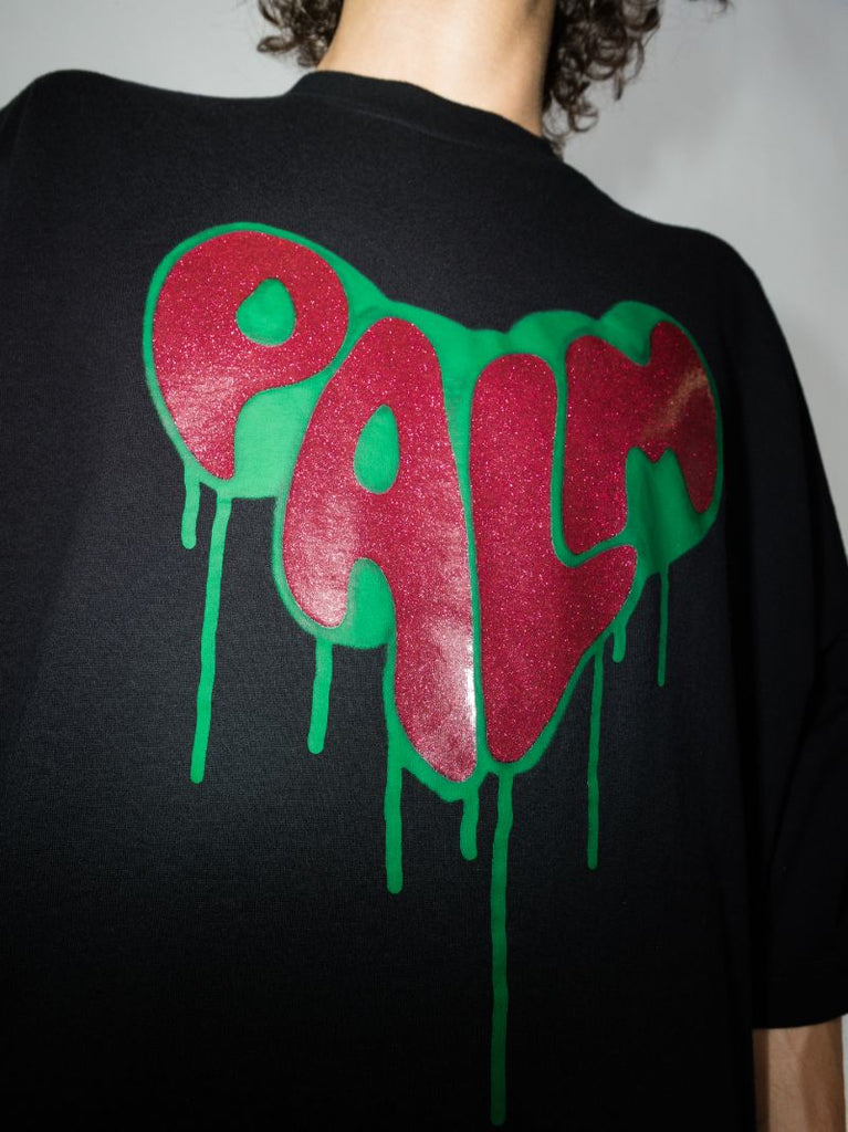 Spray Heart Logo Cotton T-shirt