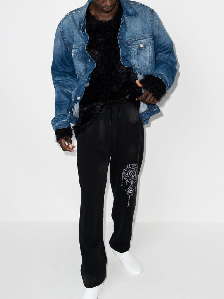 Dreamcatcher Print Cotton Sweatpants
