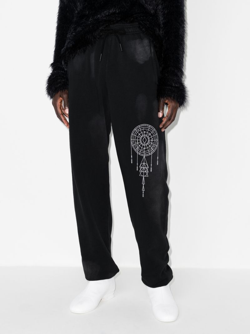 Dreamcatcher Print Cotton Sweatpants