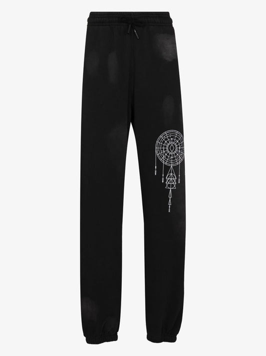 Dreamcatcher Print Cotton Sweatpants