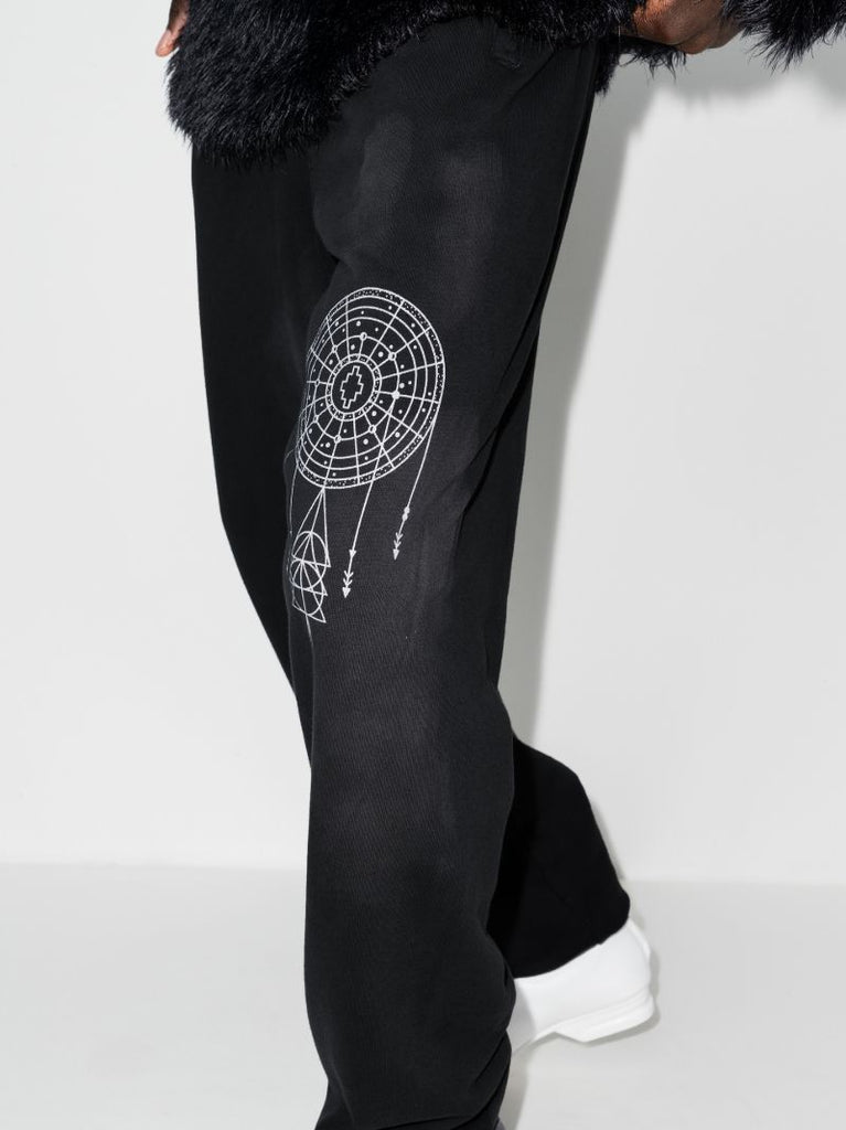 Dreamcatcher Print Cotton Sweatpants