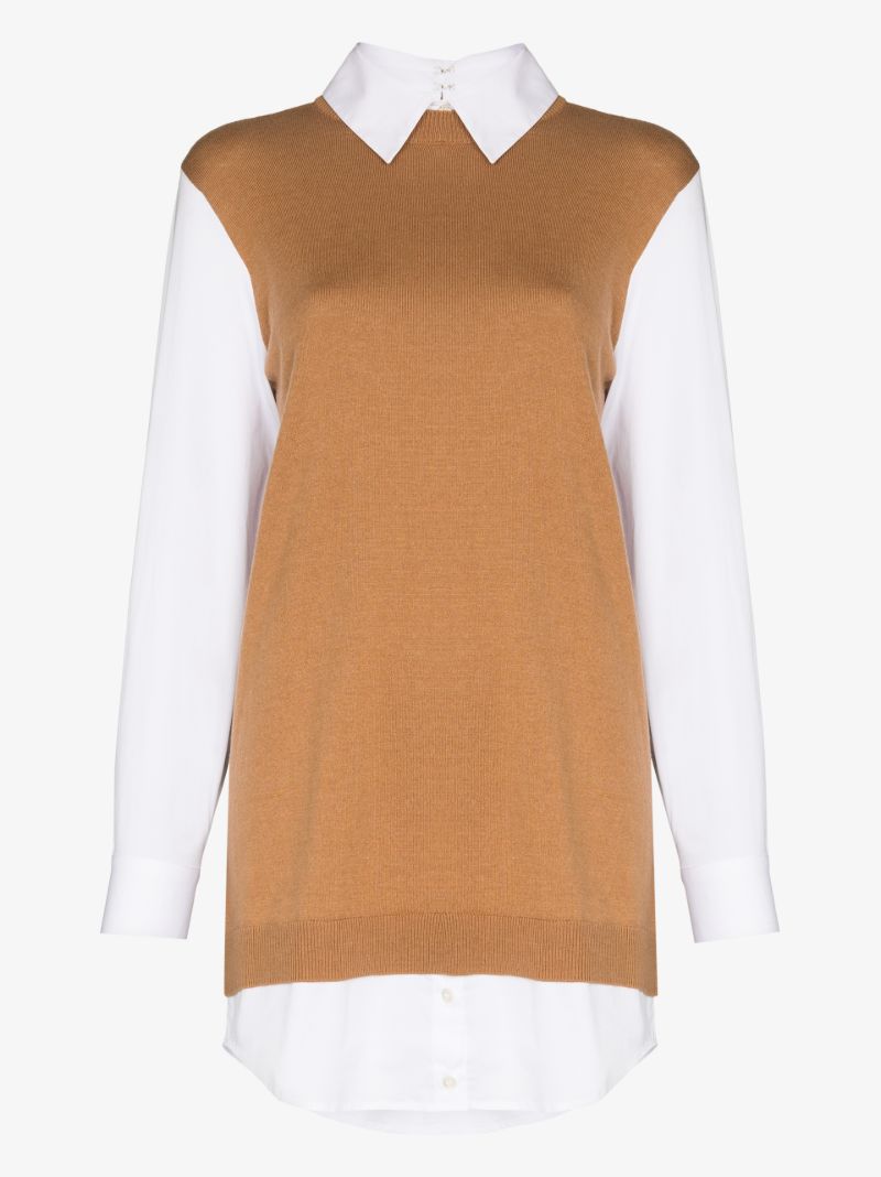 Fern Contrast Shirt Dress