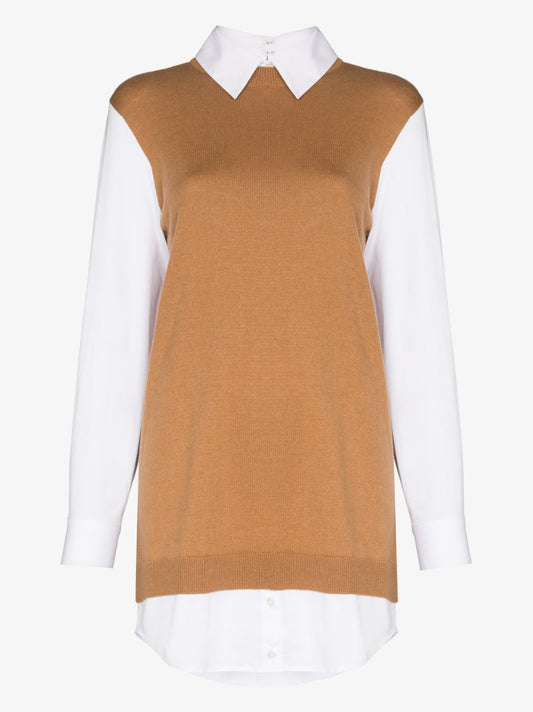 Fern Contrast Shirt Dress