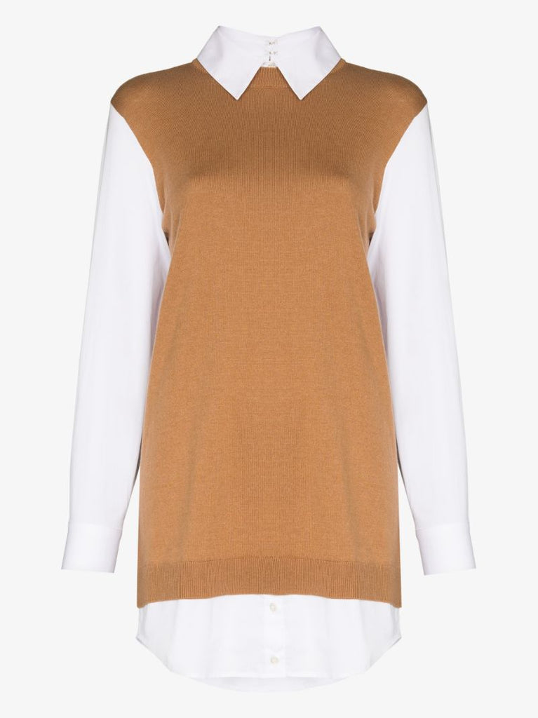 Fern Contrast Shirt Dress