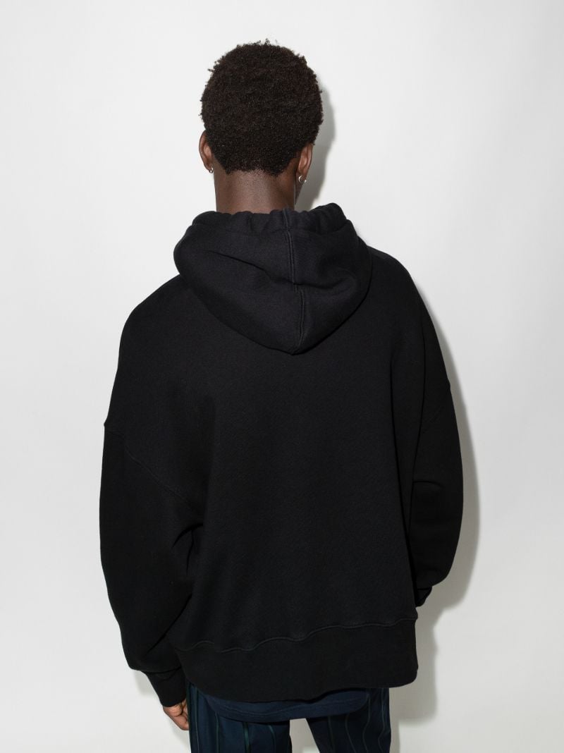 Spray Heart Logo Cotton Hoodie