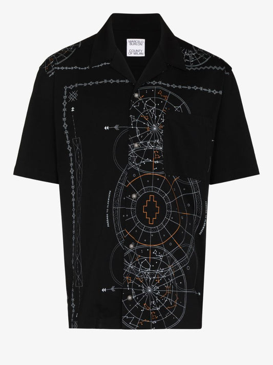 Astral Print Bowling Shirt