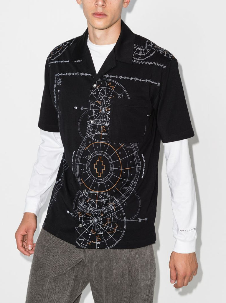 Astral Print Bowling Shirt