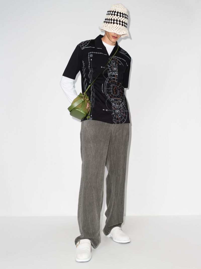 Astral Print Bowling Shirt