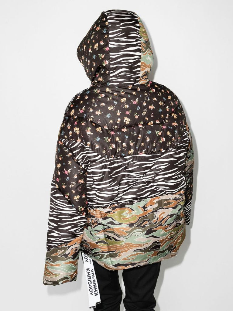 Iconic Panelled Puffer Jacket
