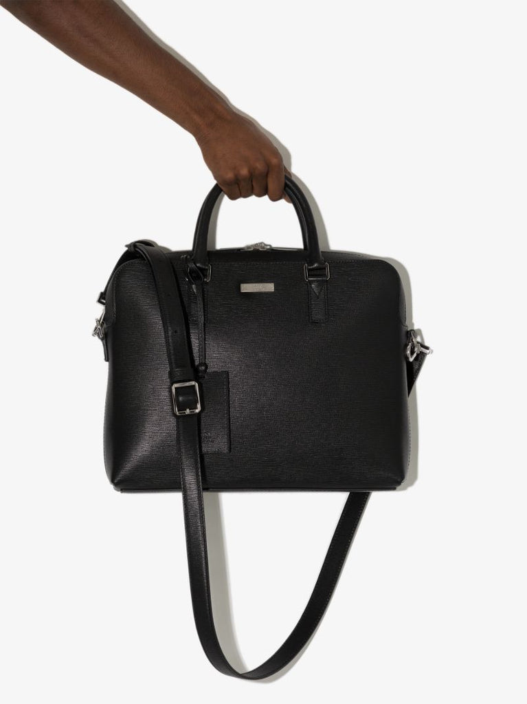 Black Leather Briefcase