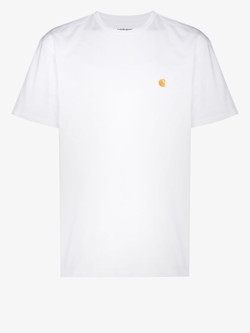 Chase Logo Embroidered Cotton T-shirt