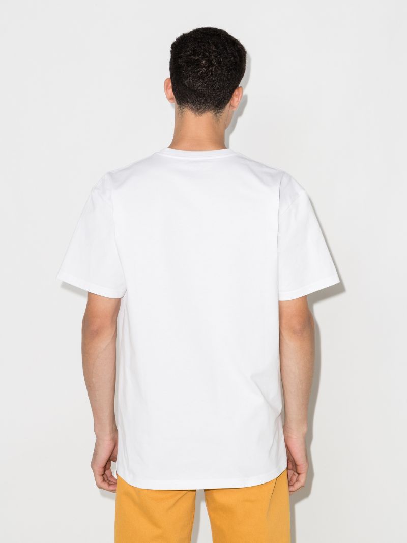 Chase Logo Embroidered Cotton T-shirt