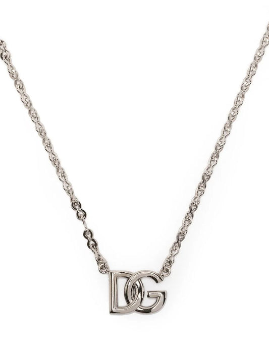 Logo-plaque Chain Necklace