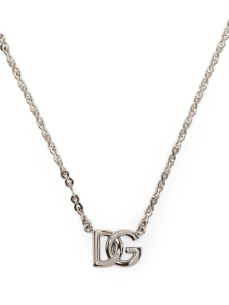 Logo-plaque Chain Necklace