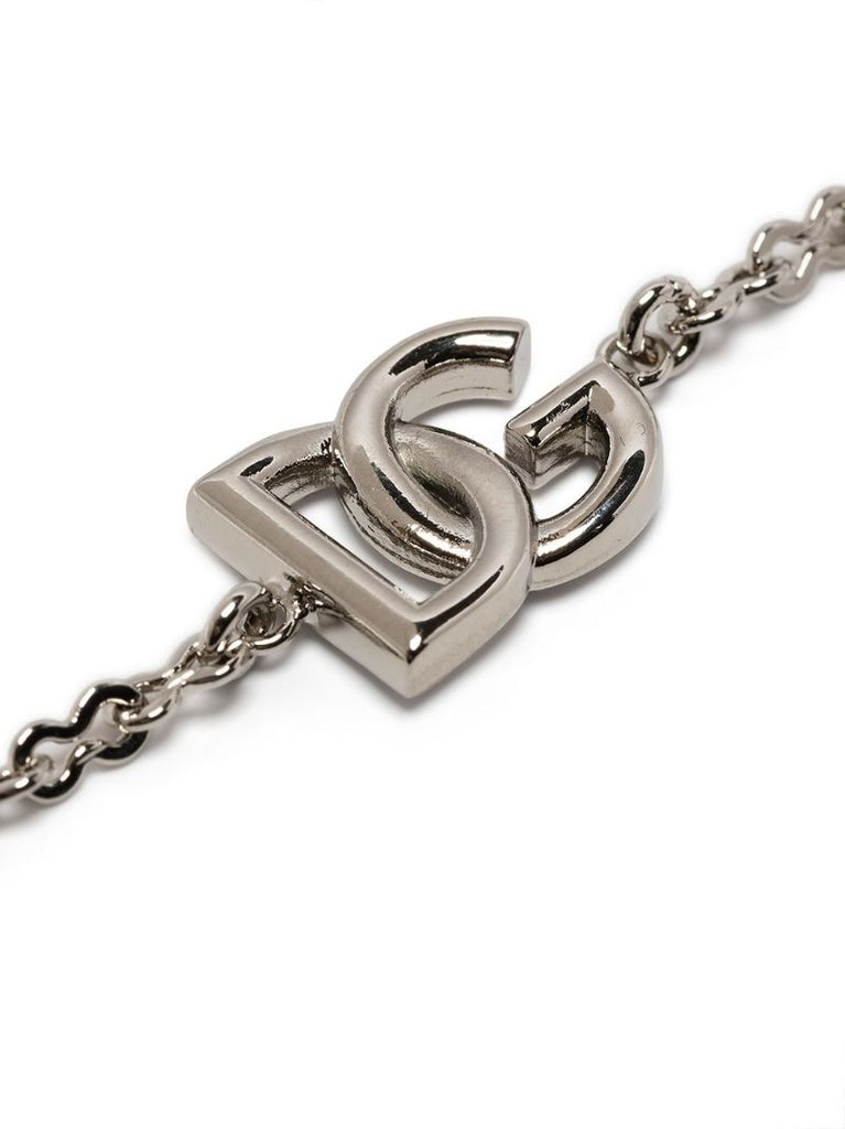Silver-tone Logo Chain Bracelet