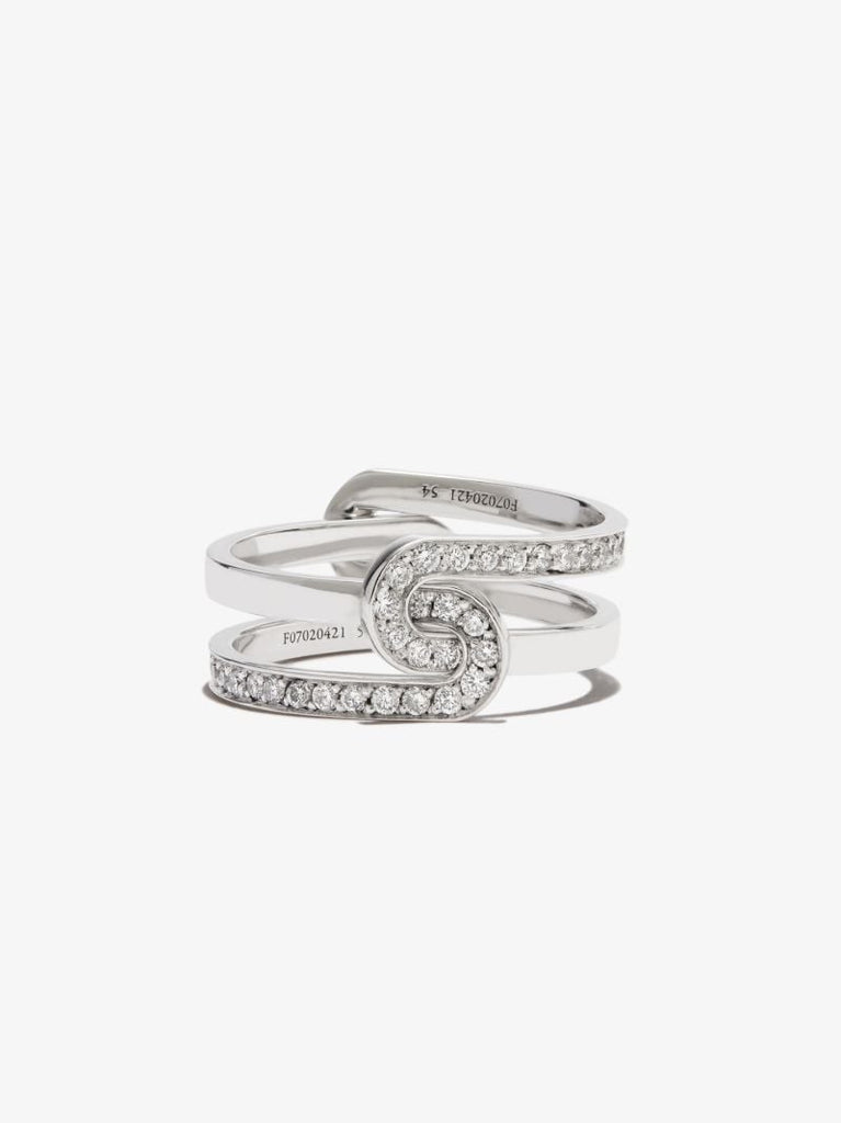 18k White Gold Ã_x0083_â_x0080_°treintes Diamond Ring