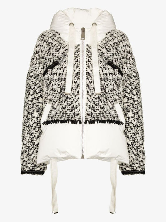 Khris Tweed Puffer Jacket