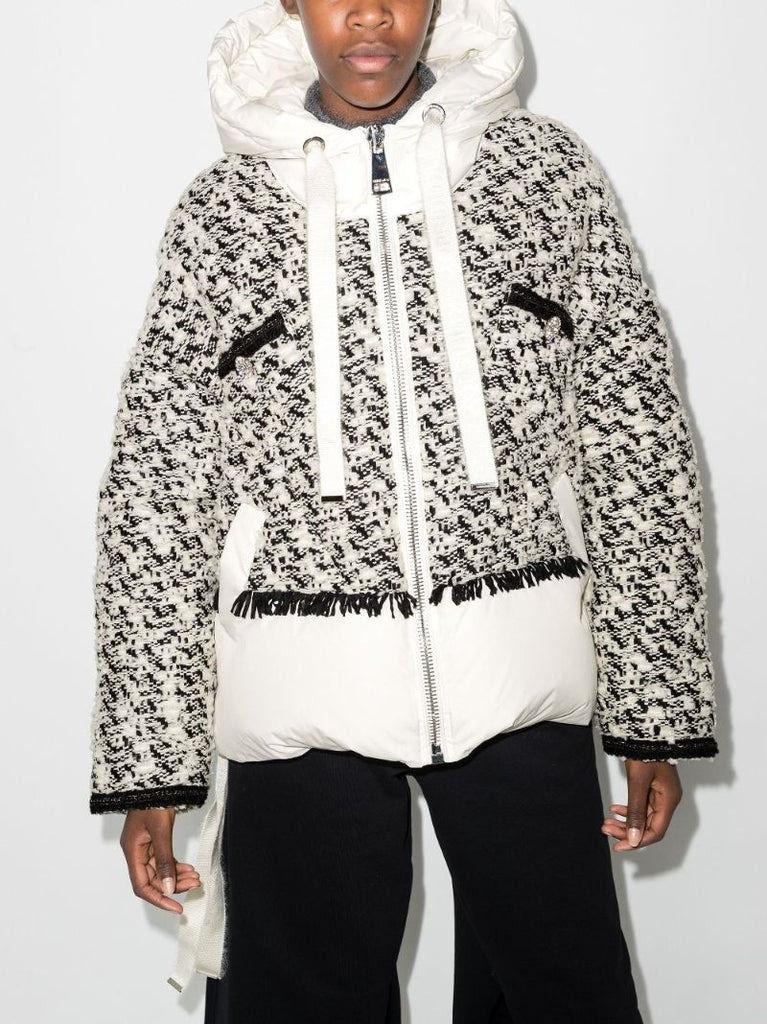 Khris Tweed Puffer Jacket