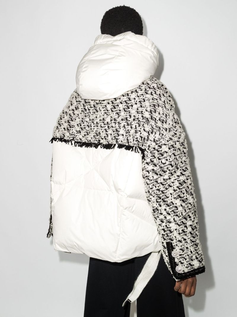 Khris Tweed Puffer Jacket