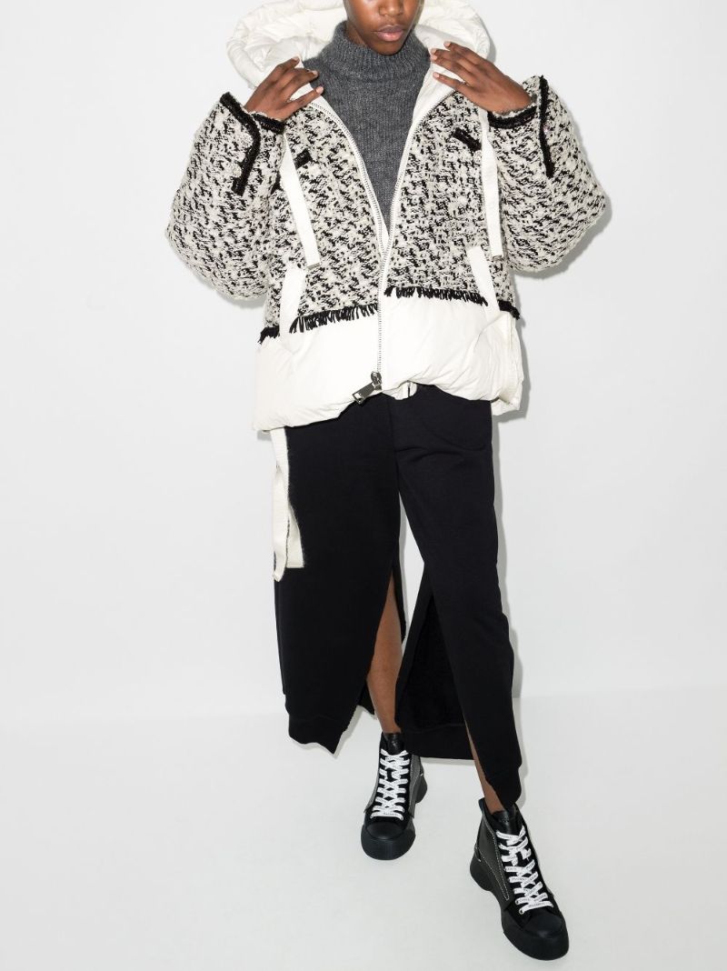 Khris Tweed Puffer Jacket