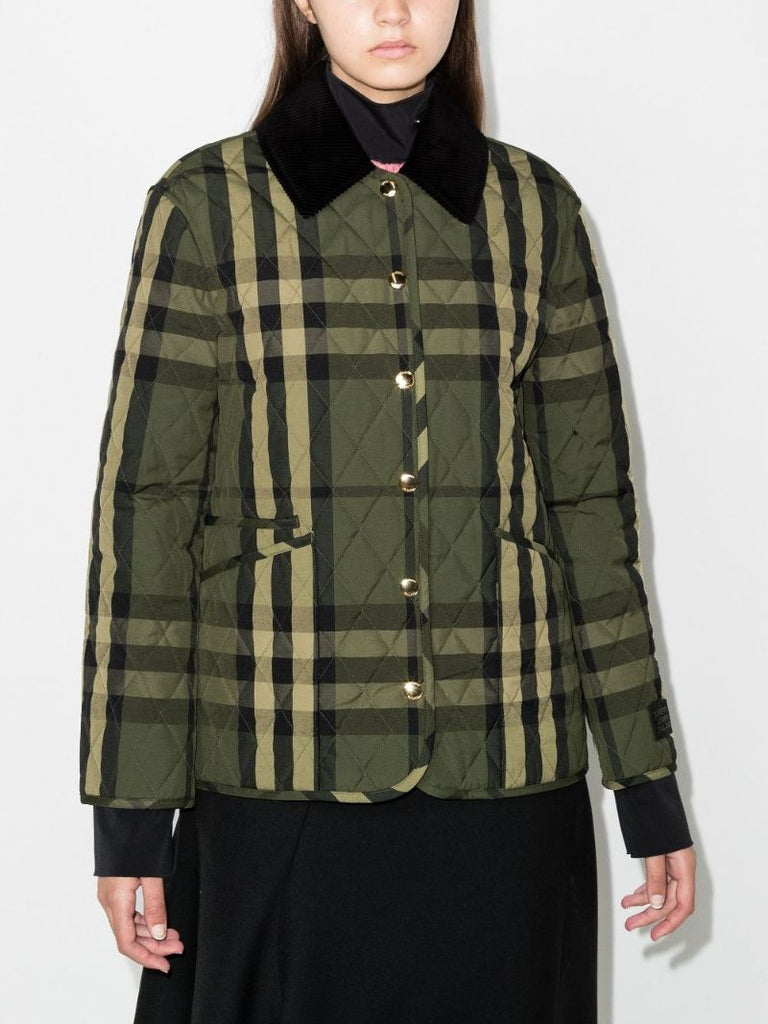 Quilted Check Jacket