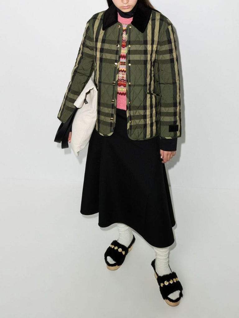 Quilted Check Jacket