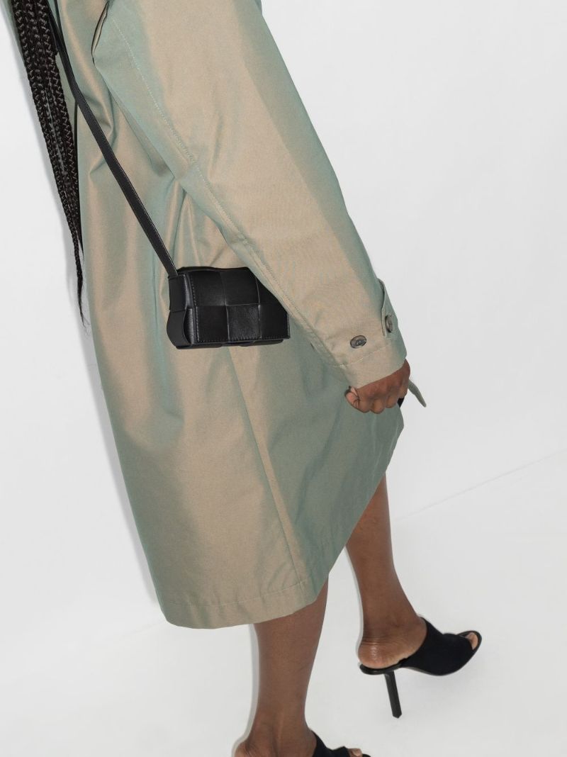 Black Candy Cassette Leather Cross Body Bag