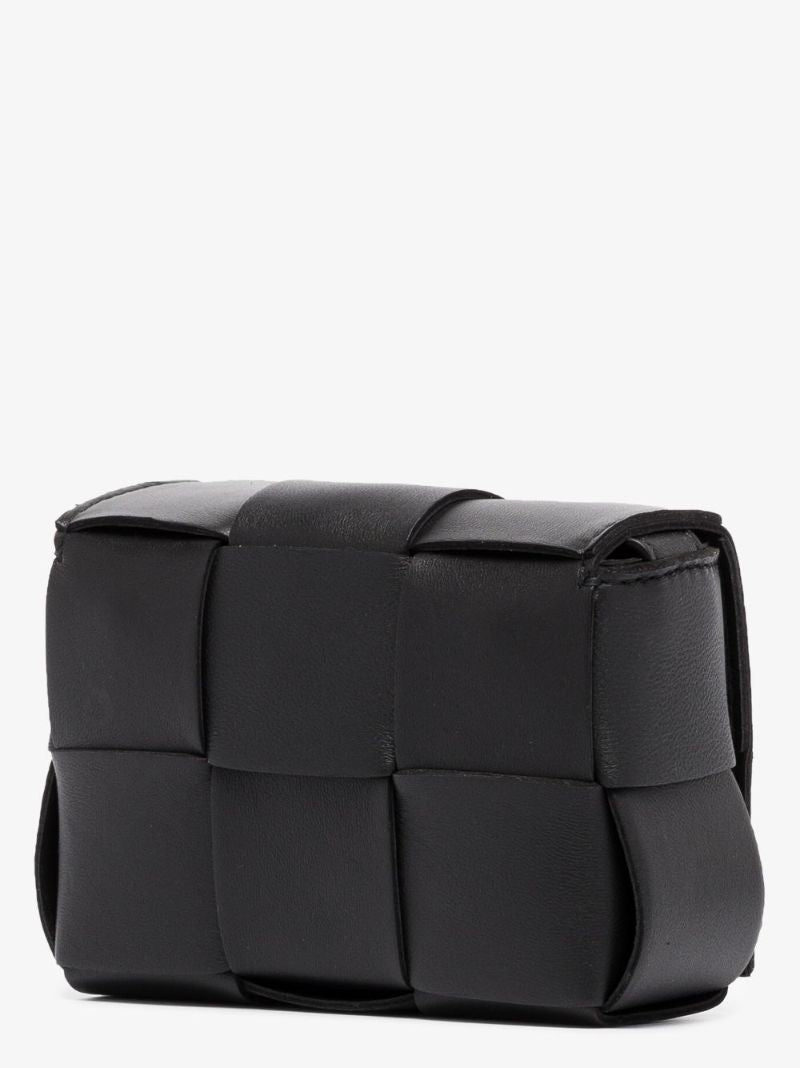 Black Candy Cassette Leather Cross Body Bag