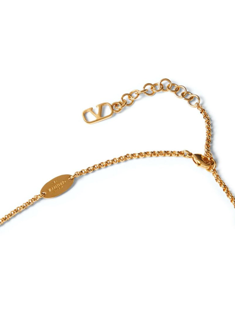 Gold-tone Vlogo Signature Chain Necklace