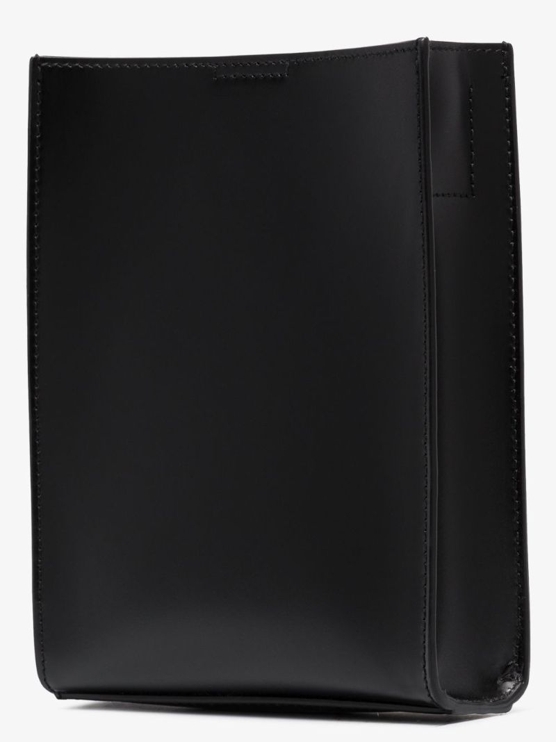 Black Tangle Small Leather Cross Body Bag