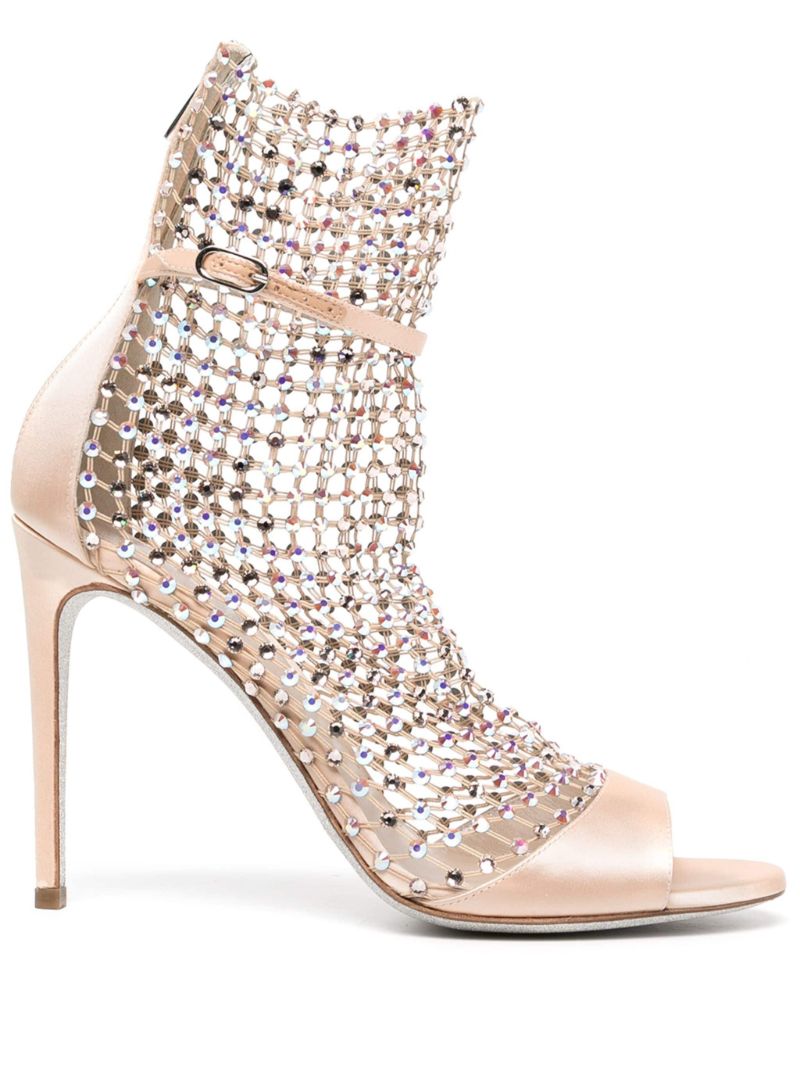 Neutral Galaxia 105 Crystal Embellished Sandals