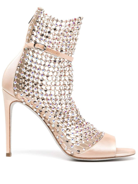 Neutral Galaxia 105 Crystal Embellished Sandals