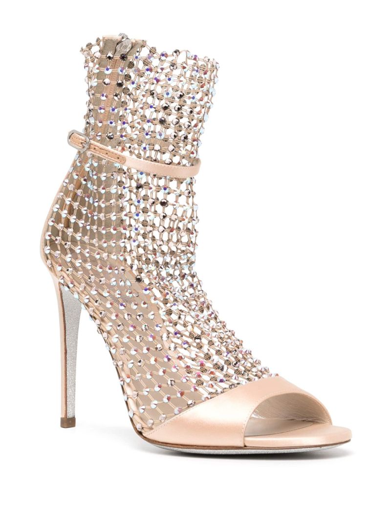 Neutral Galaxia 105 Crystal Embellished Sandals