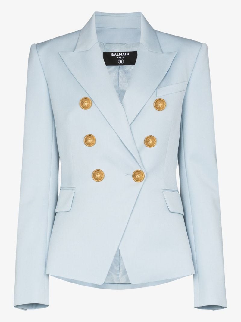 Double-breasted Wool Blazer