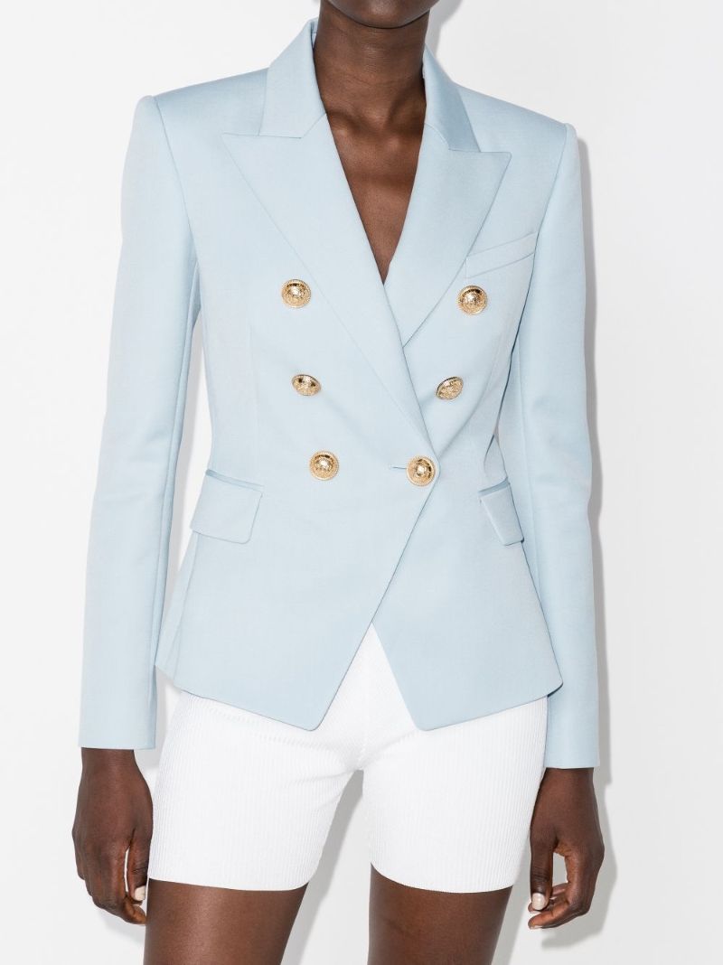 Double-breasted Wool Blazer