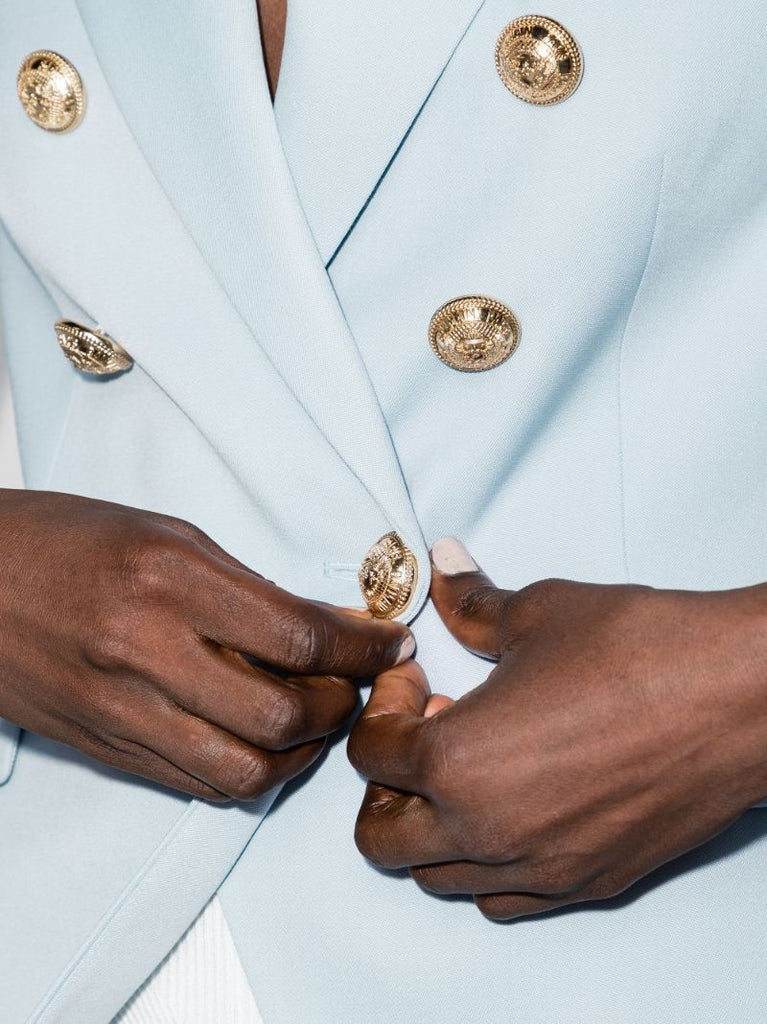 Double-breasted Wool Blazer