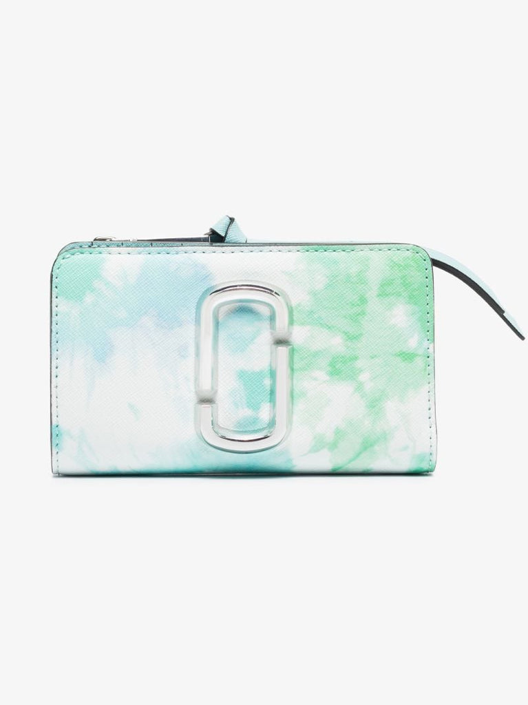 Blue the Tie-dye Snapshot Leather Wallet