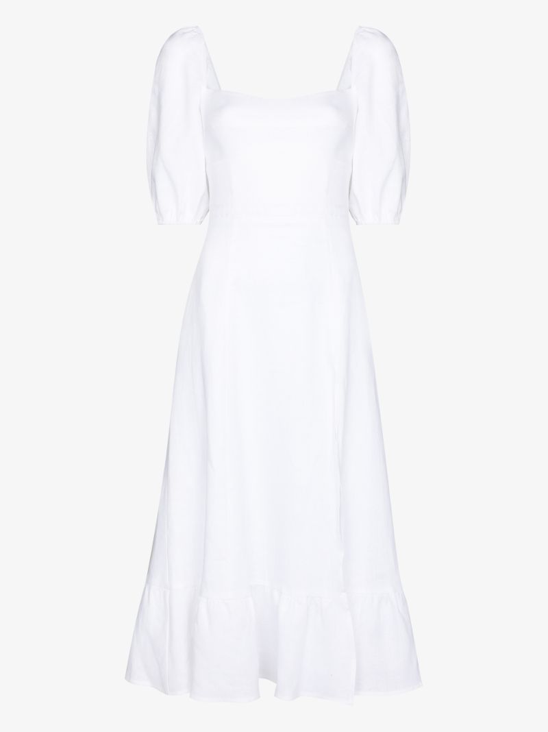 Belgium Linen Midi Dress